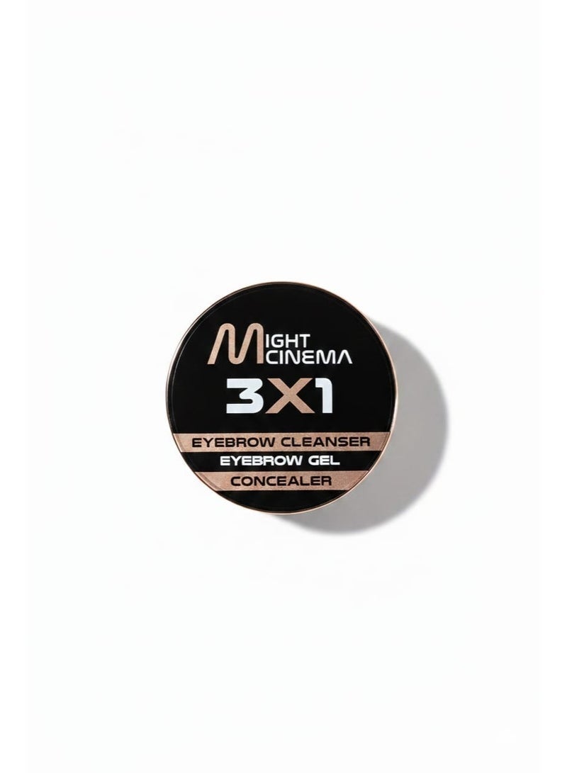 Might Cinema 3 In 1 Professional Eyebrow Styling Kit with Brow Gel & Concealer- Shade 103 - Image 2