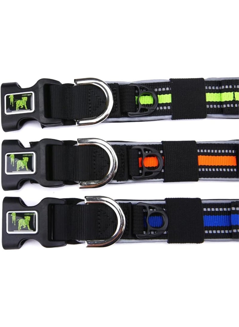 GGOOT Pet Cats Dog Collar with Reflective Rope Adjustable Necklace Strap Luminously Breakaway Buckles Collar Pet Products  - Image 5
