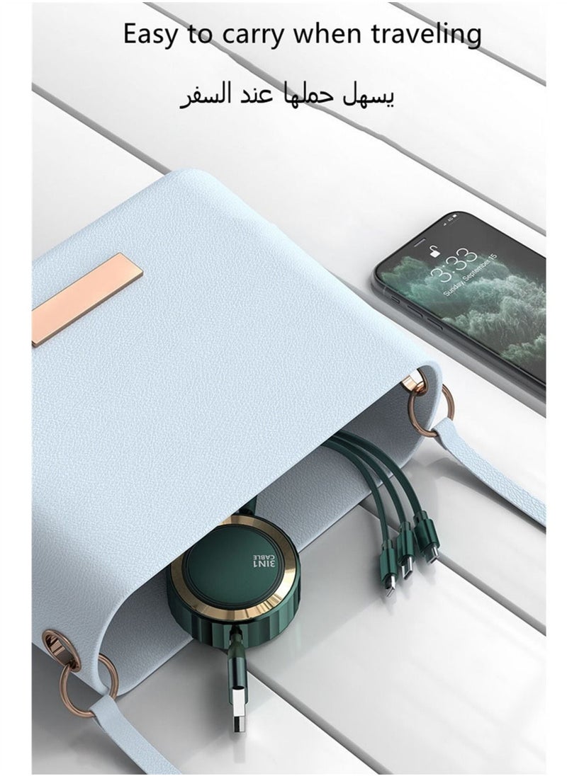 كبل بيانات شحن سريع 3 في 1 3A لأجهزة Apple Android وكابل شحن تلسكوبي عالمي للجهاز الذكي TYPE-C ثلاثة في واحد