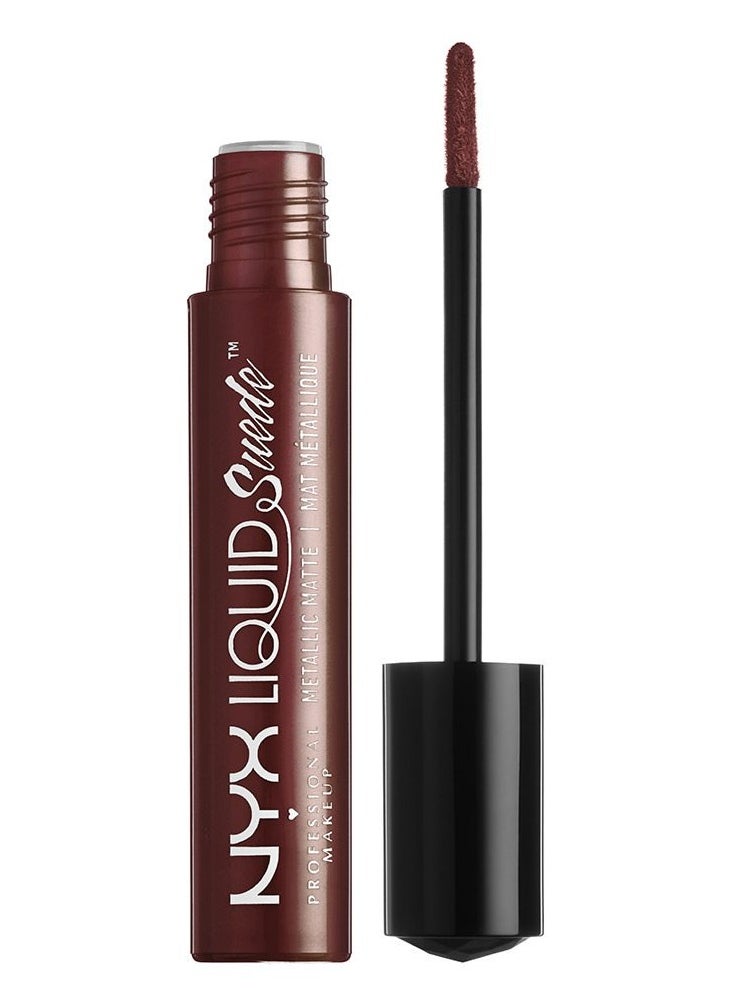 NYX PROFESSIONAL MAKEUP Liquid Suede Metallic Matte Lipstick Acme LSCL32 