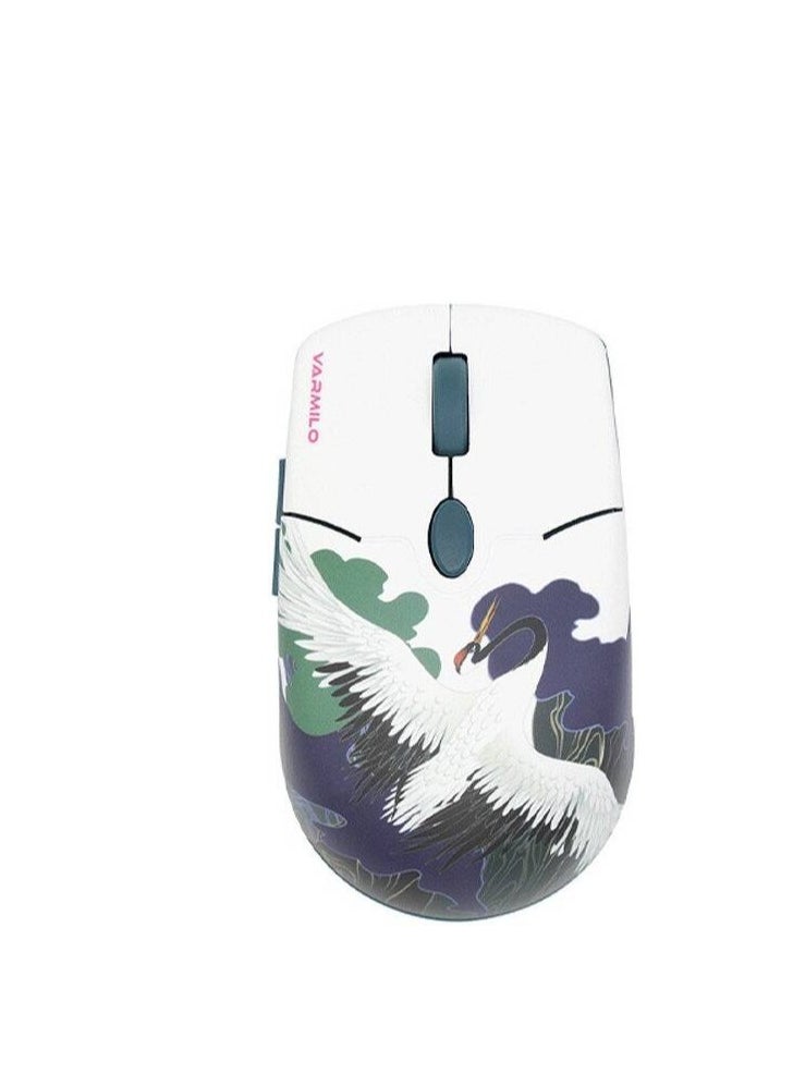Wireless Mouse, 2.4GHz Connectivity, 800 - 2400 DPI, Adjustable DPI, 6 Buttons, 80g Lightweight, Crane Design