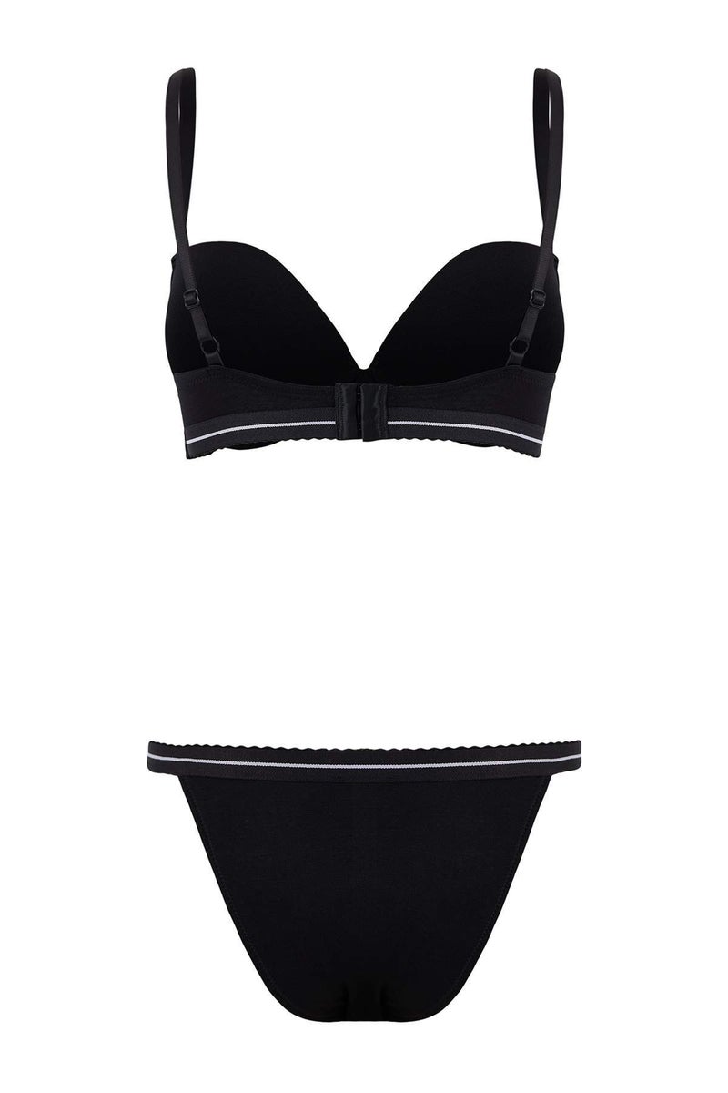 trendyol Black Bamboo Push up Underwear Set Thmss26Cc00006 - Image 4