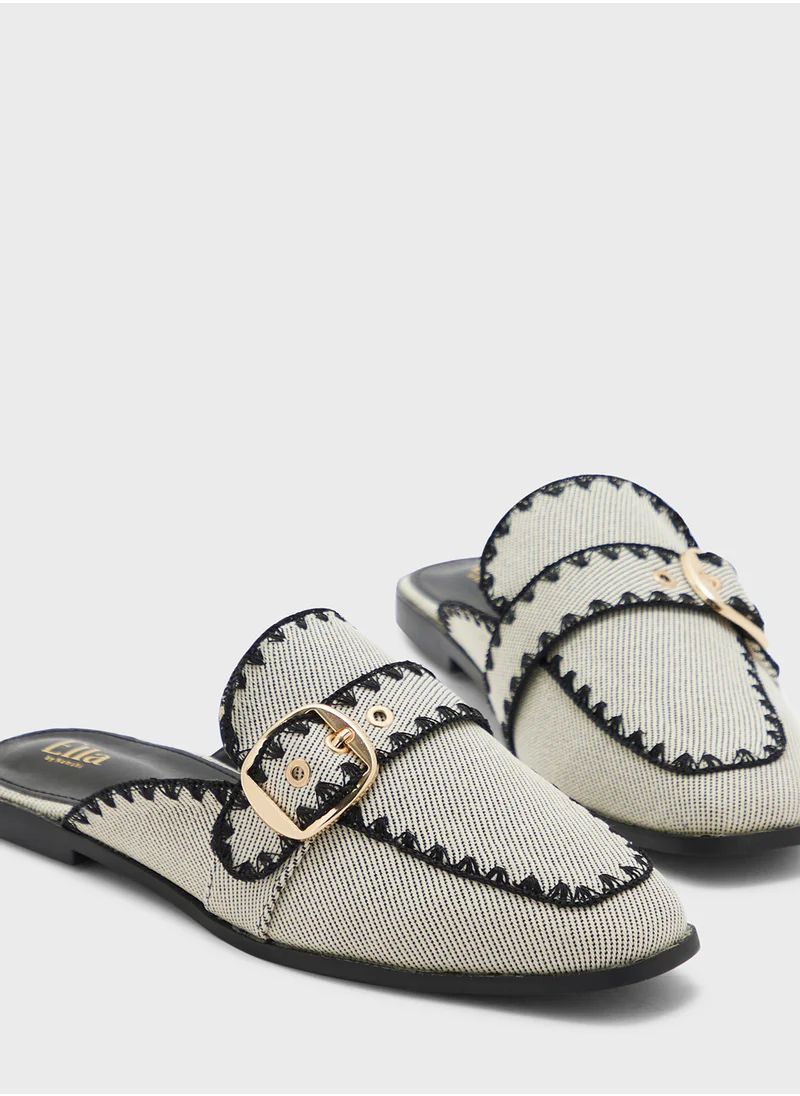 ELLA Embroidered Slip On Shoe