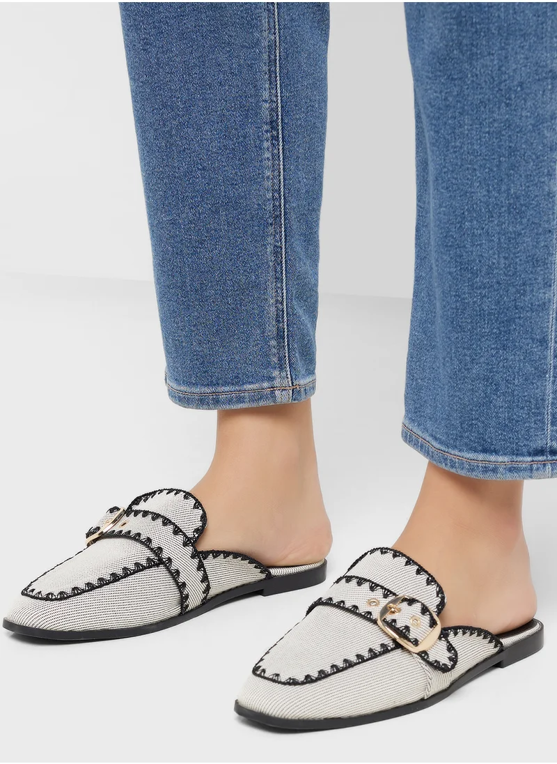 ELLA Embroidered Slip On Shoe