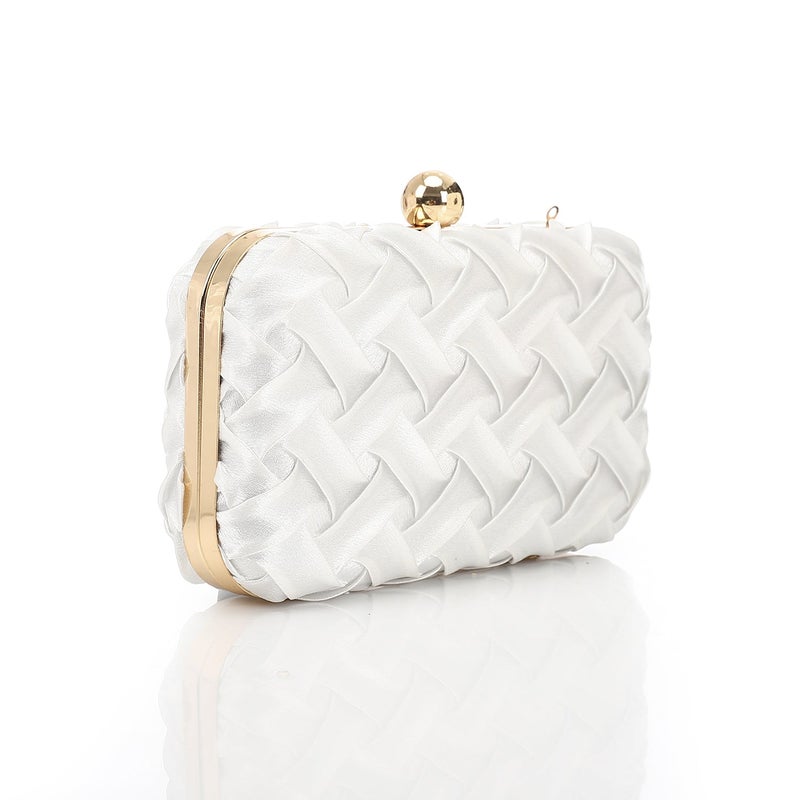 Mr.joe Woven Satin Evening Clutch Bag - Image 2