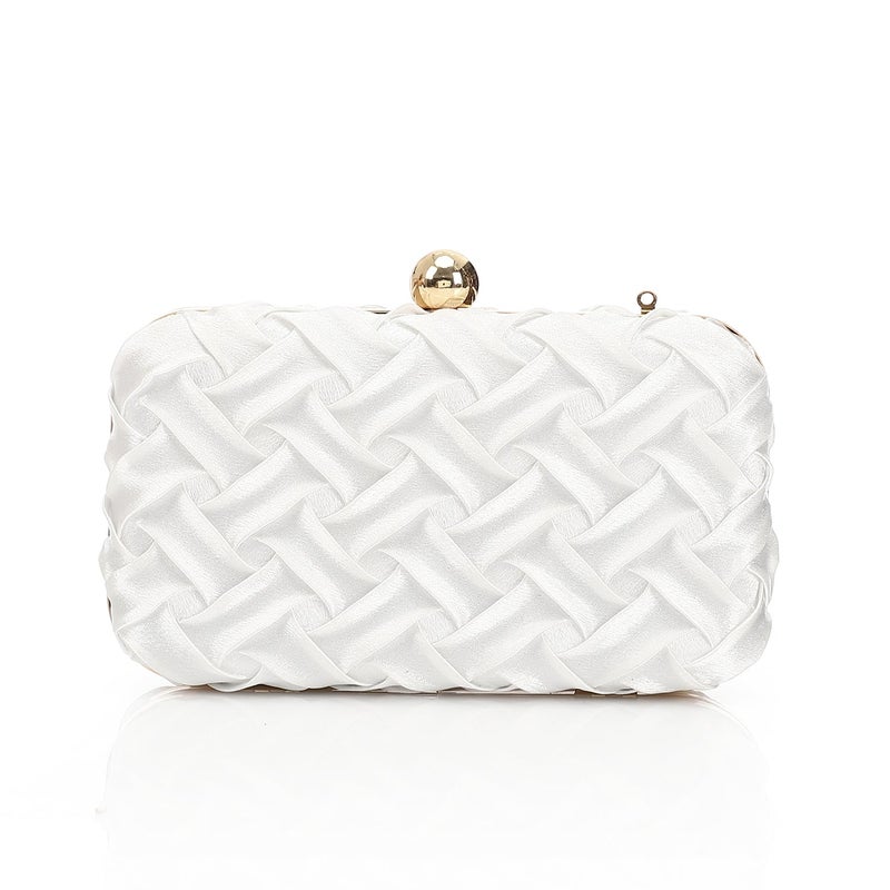 Mr.joe Woven Satin Evening Clutch Bag - Image 3