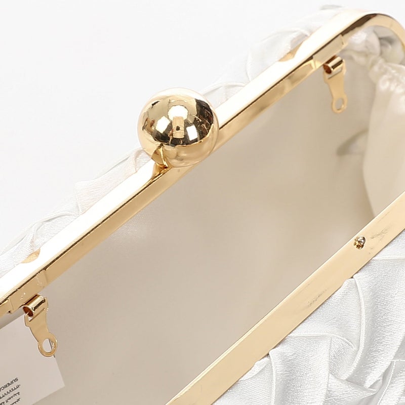 Mr.joe Woven Satin Evening Clutch Bag - Image 4