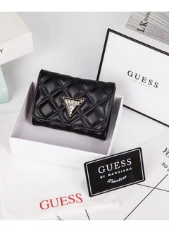 Generic Women's Black Wallet Small Short Zipper Wallet Coin Purse  - Image 1