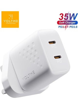 35W-(2 Type C Port) White