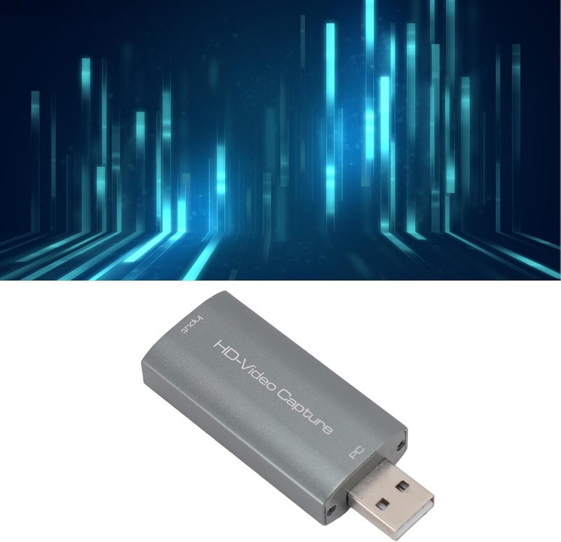 بطاقة التقاط فيديو بدقة 4K، بطاقة التقاط واجهة الوسائط المتعددة عالية الوضوح USB، إدخال 4K 60Hz وإخراج 1080P 60 إطارًا في الثانية، بطاقة التقاط فيديو تعمل بالتوصيل والتشغيل للبث المباشر والاجتماعات والألعاب - Image 1
