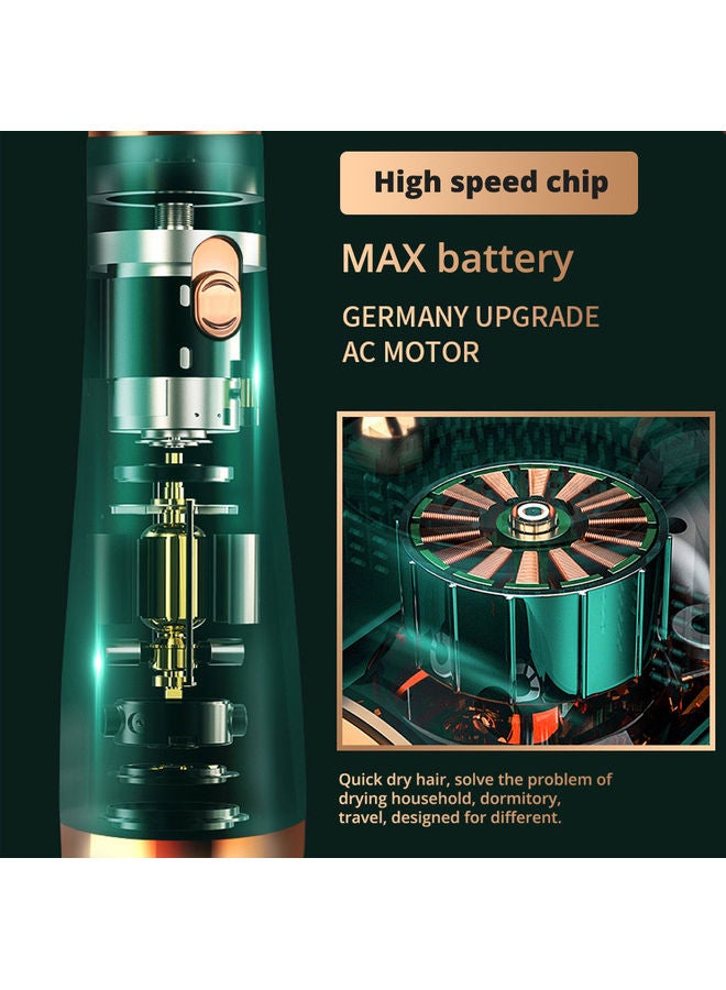 general 3 In 1 Electric Hair Dryer Rotating Brush Red 22x4cm - Image 5