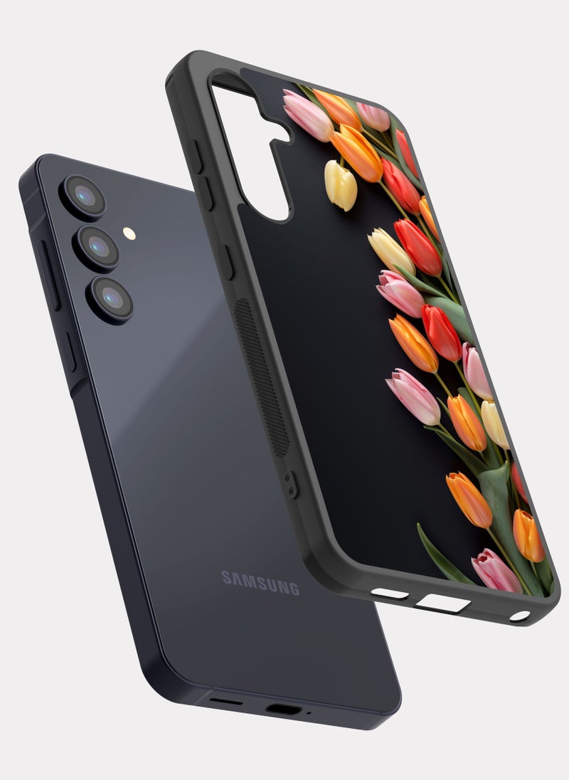 بكسلات كفر سامسونج جالكسي ايه 35 ورود متعدد الالوان - Image 2