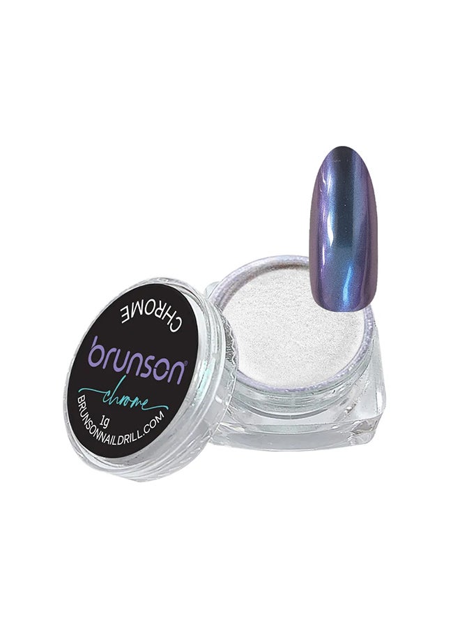 brunson Chrome Mirror Metallic Holographic Effect Art Decoration Manicure Pigment Nail Powder T-14