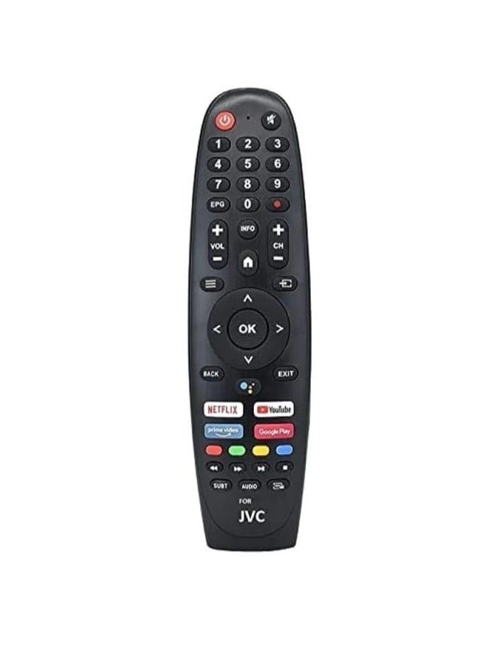 Replacement Remote Suitable For JVC Smart TV with Voice Assistant,Netflix and Youtube Button
