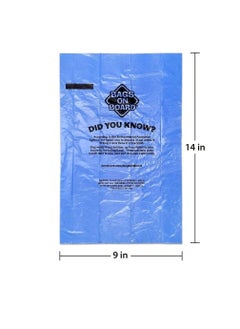 BAGS ON BOARD BOB Refill Bags Blue 140 bags( 10×14) Rolls  - Image 2
