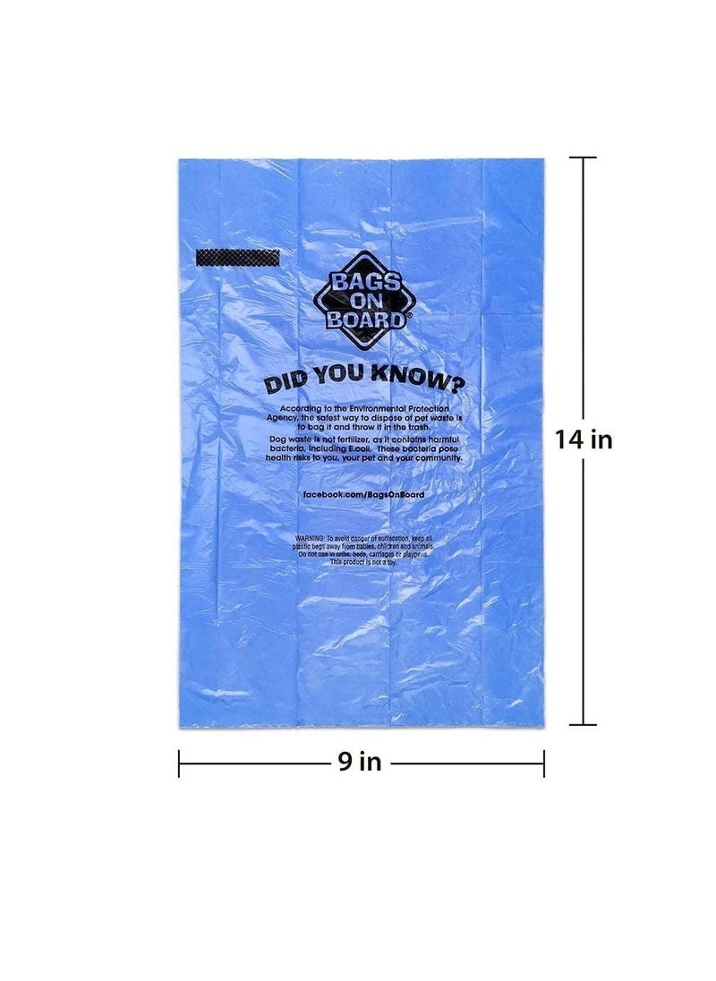 BAGS ON BOARD BOB Refill Bags Blue 140 bags( 10×14) Rolls  - Image 2
