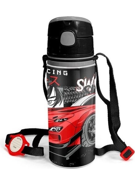 CORAL HIGH Red Car Patterned Nutrition School Bag with Pen Holder  - Image 3