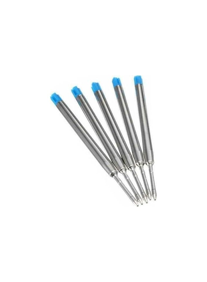 Regular spare tube compatible with Parker ballpoint pen, blue, 5 pieces, 5 spare tubes compatible with Parker regular pen. - Image 2