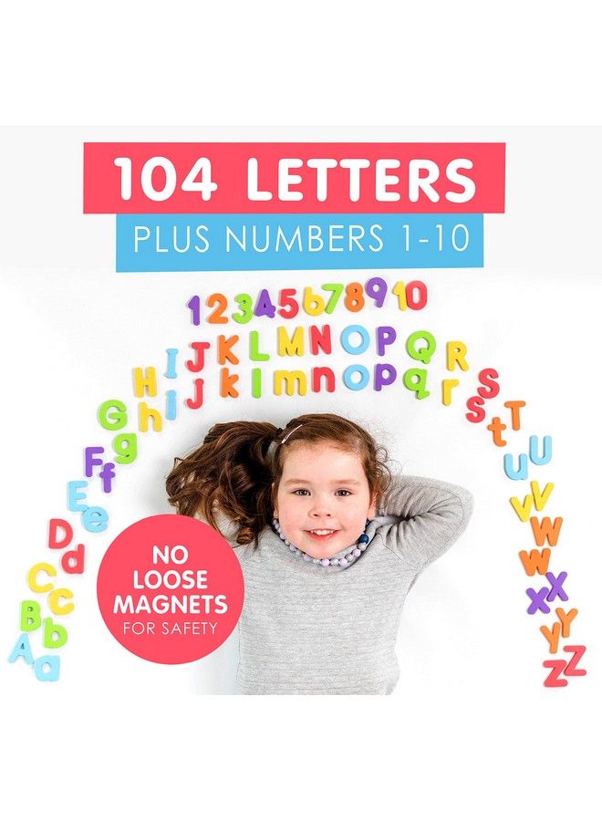Curious Columbus Magnetic Letters And Numbers For Toddlers Alphabet Magnets + Number Magnet For Fridge. Foam Letter Magnets For Kids Abc Toddler Magnets Classroom Supplies Homeschool Preschool - Image 4