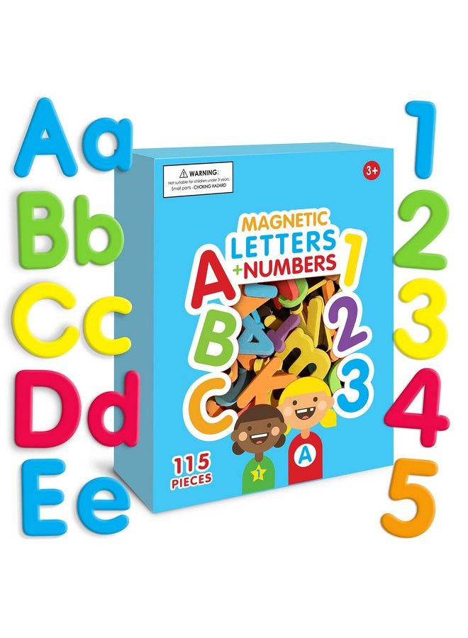 Curious Columbus Magnetic Letters And Numbers For Toddlers Alphabet Magnets + Number Magnet For Fridge. Foam Letter Magnets For Kids Abc Toddler Magnets Classroom Supplies Homeschool Preschool - Image 2