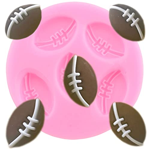 Mujiang Ball Silicone Molds Football Baseball Basketball Rugby Fondant Mold For Cake Decorating Chocolate Candy Clay Set Of 4 - Image 5