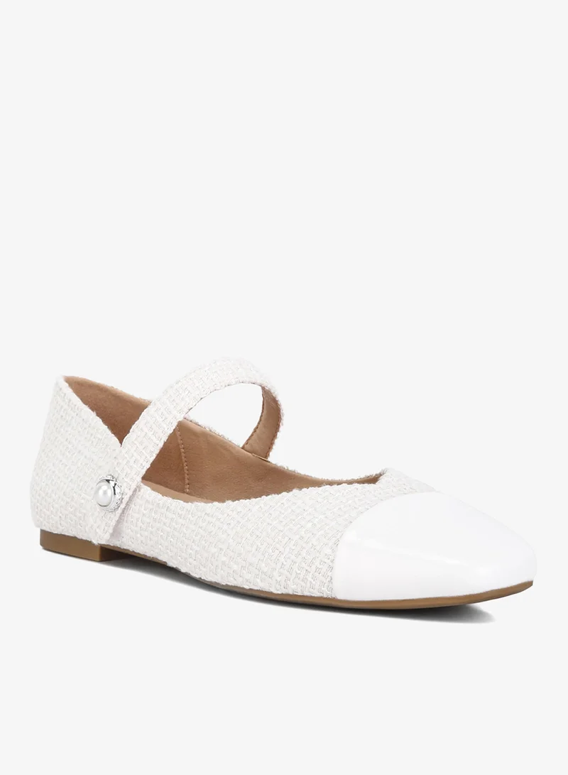 لندن راج الأبيض براءات اصبع القدم كاب الساتان ماري جين