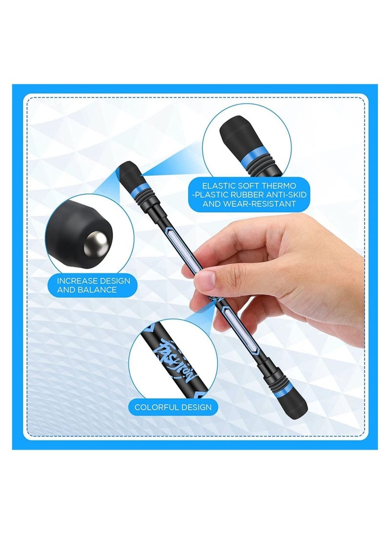 Y&D Spinning Pen, 4Pcs Rotating Rolling Finger Fidget Pens, Anti Slip Coating Decompression Gel pens, for Kids Adults  - Image 2