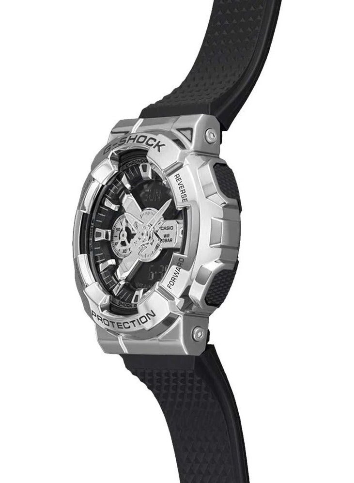 كاسيو ساعة كاسيو جي شوك GM-110-1ADR للرجال ذات الوجه المعدني الرقمية التناظرية - Image 2