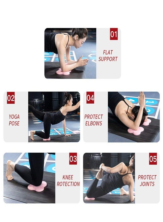 The Yogis وسادة يوغي للركبة والمرفق | مصنوعة من مادة إسفنجية TPE عالية الكثافة | وسادة إضافية | دعم للركبتين واليدين والمرفقين | مناسبة لتمارين البلانك، والضغط، واليوغا، والبيلاتس، والتمارين الرياضية (قطعة رقم 2) - Image 4
