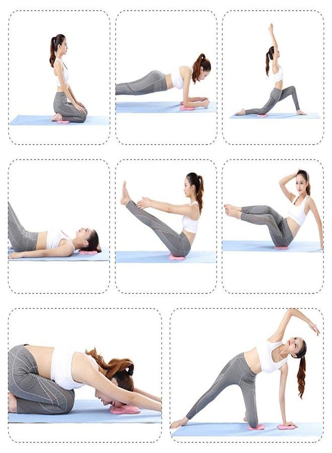 The Yogis وسادة يوغي للركبة والمرفق | مصنوعة من مادة إسفنجية TPE عالية الكثافة | وسادة إضافية | دعم للركبتين واليدين والمرفقين | مناسبة لتمارين البلانك، والضغط، واليوغا، والبيلاتس، والتمارين الرياضية (قطعة رقم 2) - Image 5