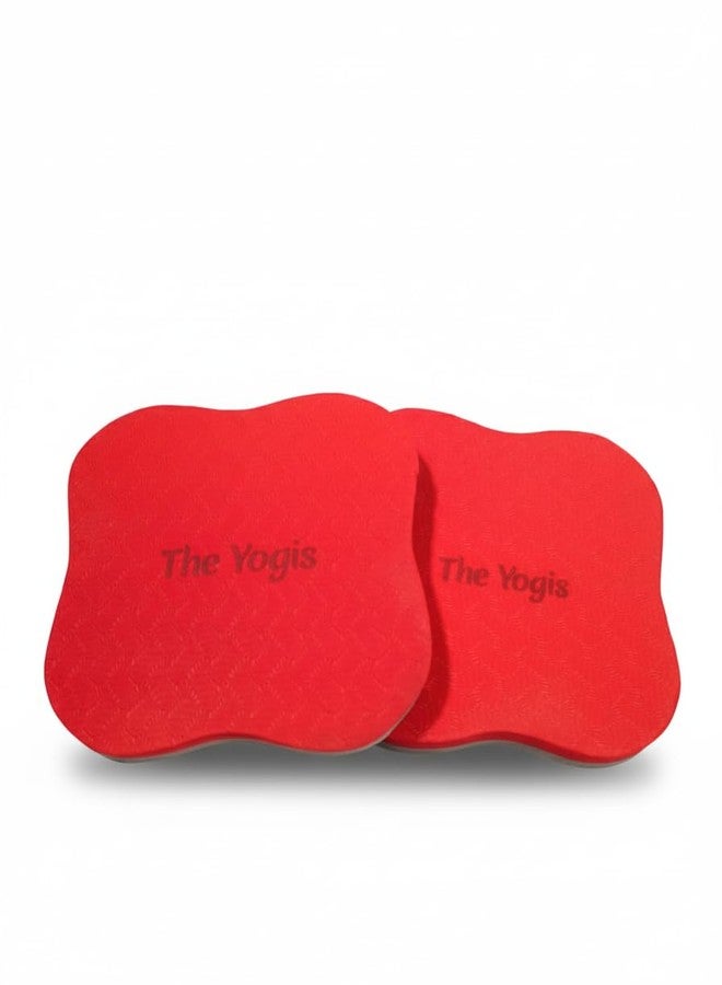 The Yogis وسادة يوغي للركبة والمرفق | مصنوعة من مادة إسفنجية TPE عالية الكثافة | وسادة إضافية | دعم للركبتين واليدين والمرفقين | مناسبة لتمارين البلانك، والضغط، واليوغا، والبيلاتس، والتمارين الرياضية (قطعة رقم 2) - Image 3