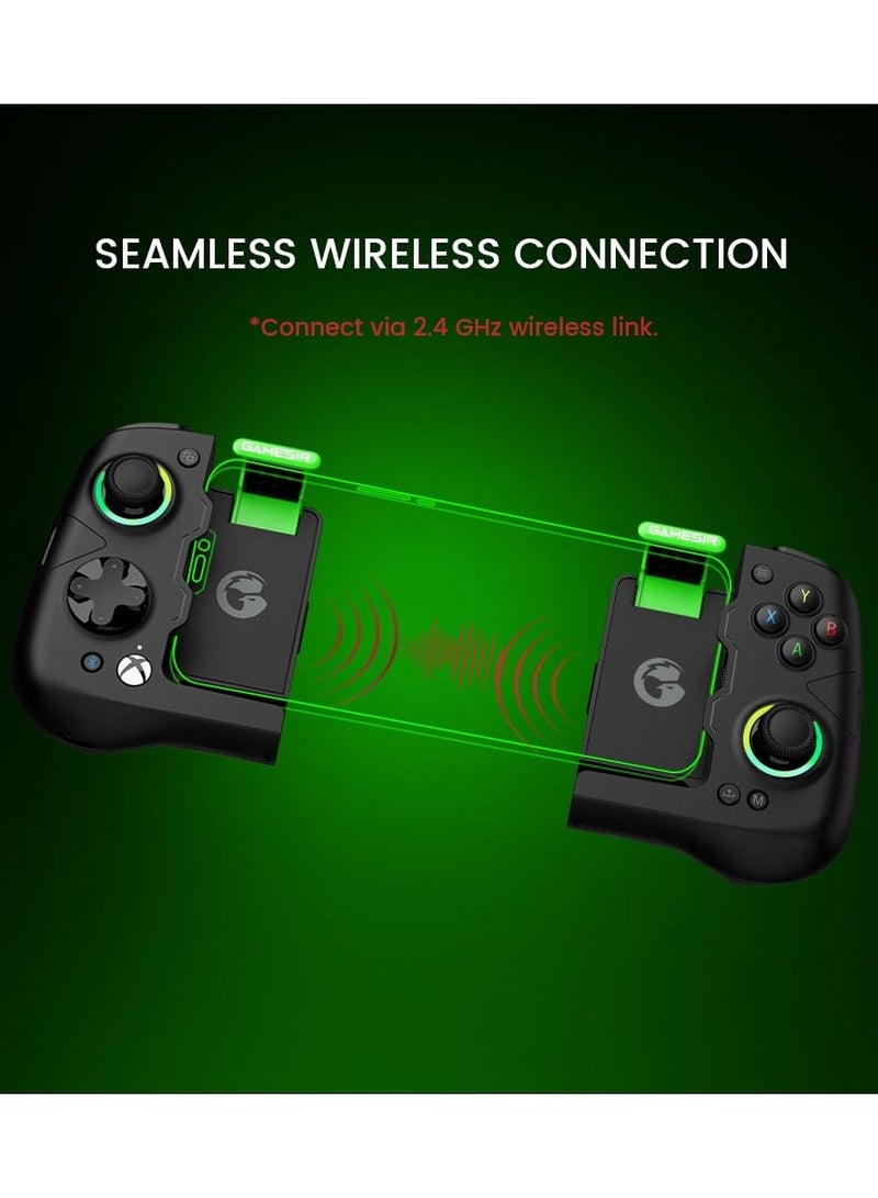 جيم سير وحدة تحكم الألعاب المحمولة X4 Aileron Bluetooth لنظام Android مع عصا التحكم ذات تأثير Hall - تصميم منفصل مع حقيبة حمل - Image 5