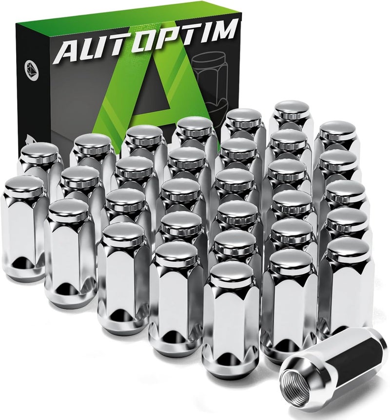 AUTOPTIM 32PCS Chrome Lug Nuts for Dodge Ram - Image 1