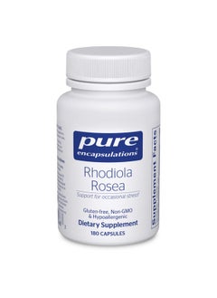 Pure Encapsulations Rhodiola Rosea ; Hypoallergenic Supplement To Moderate Occasional Physical Stress And Discomfort ; 180 Capsules  - Image 1
