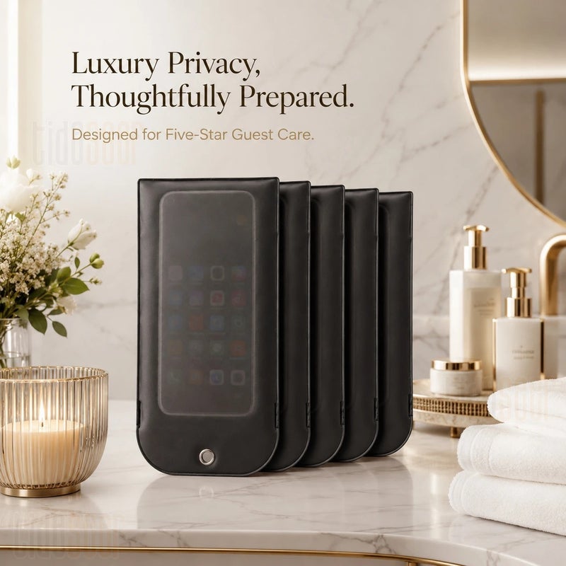 50pcs PVC Privacy Phone Pouches - Image 1