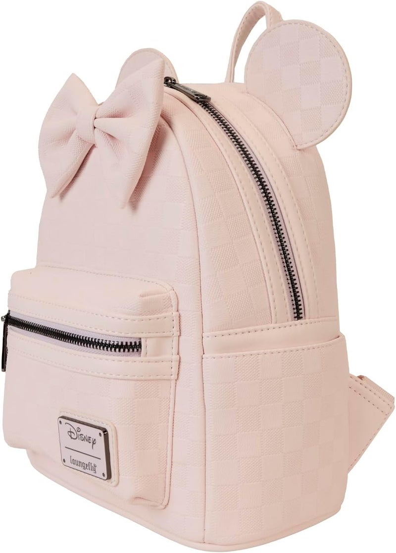 Loungefly حقيبة ظهر ميني ماوس بتصميم مربعات من لاونج فلاي - Image 2