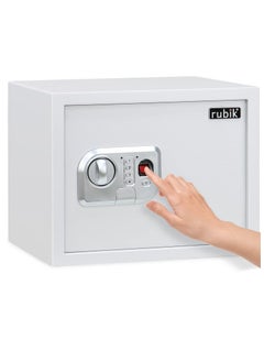 Large Safe Box Biometric Fingerprint, Digital Keypad and Key Lock, A4 Document Size Safety Locker for Home Office RBFPN30 (8kg, 30x38x30cm) White - pzsku/Z27629AC60125ED6F7E80Z/45/_/1676382603/09bfff7a-66b0-43d8-8ef6-5b9e692c7ec3