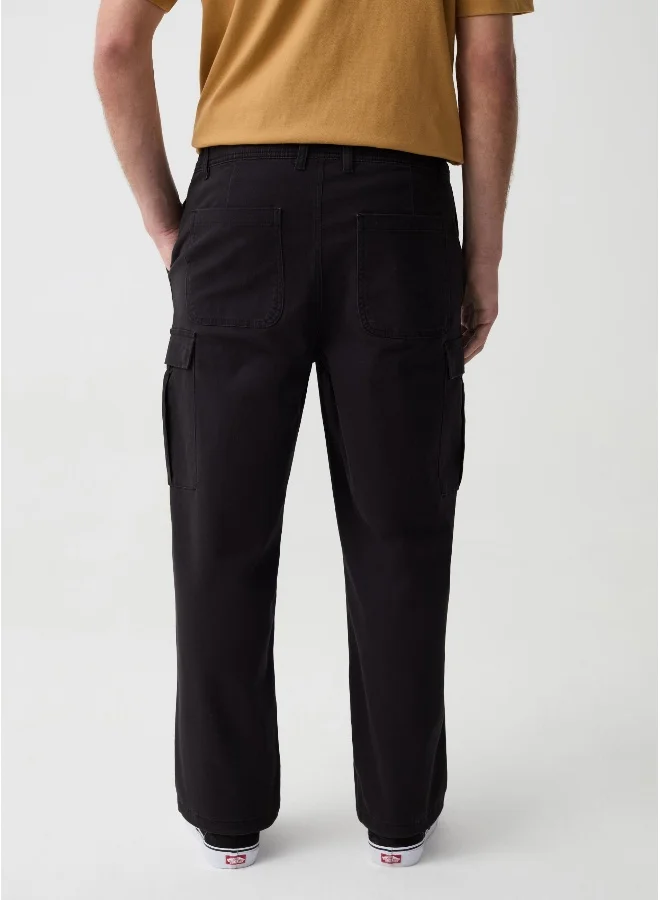 Ovs Cargo trousers in stretch cotton
