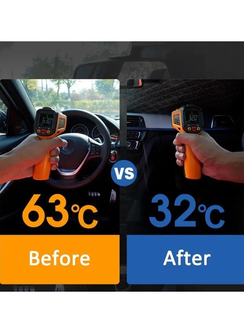بريتوكتر مظلات زجاج أمامي وخلفي، قطعتان - Image 4