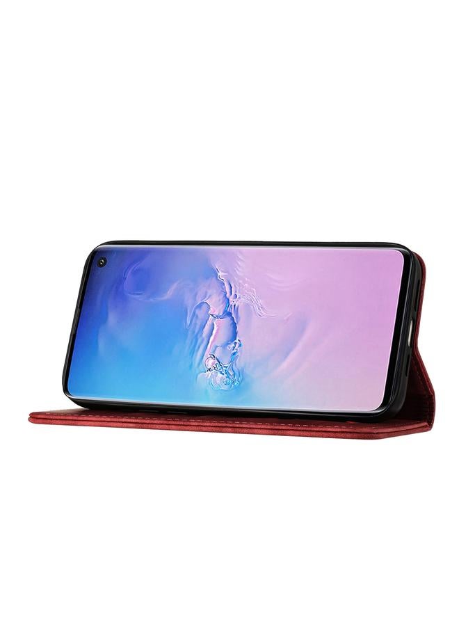 اس-توب جراب لهاتف Samsung Galaxy S10 مصنوع من الجلد بتصميم فراشة وقطط - Image 5