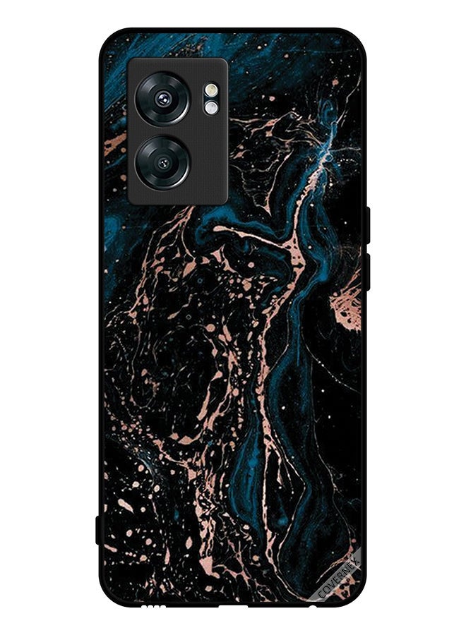 Covernex Protective Case Cover For OnePlus Nord N300 Marble & Plain Combination Pattern - Image 1