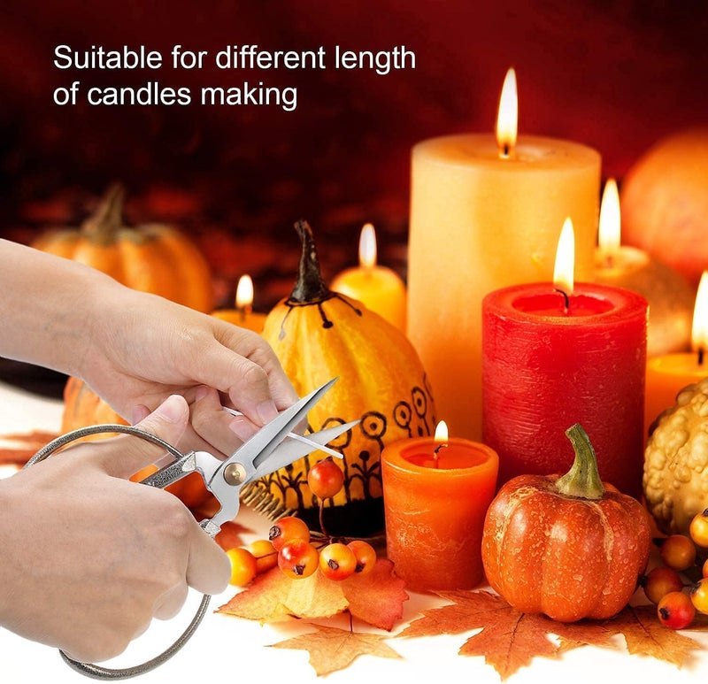 PXBBZDQ 12" Long Pre-Waxed Candle Wicks for Making - 100 Piece Thick Lx Wicks - Image 3