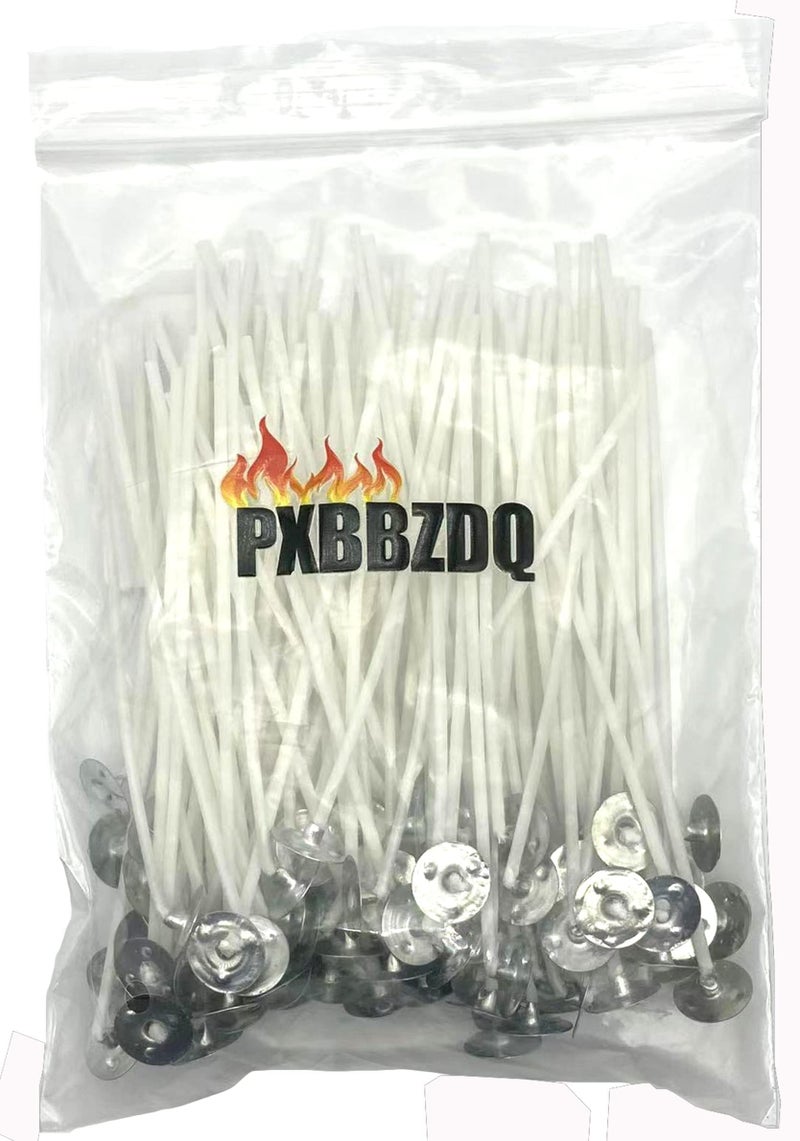PXBBZDQ 12" Long Pre-Waxed Candle Wicks for Making - 100 Piece Thick Lx Wicks - Image 1