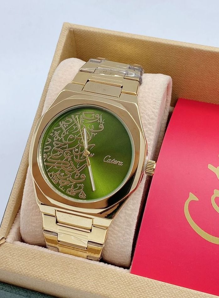 كاترك ساعة يد كوارتز مقاومة للماء بعقارب للرجال