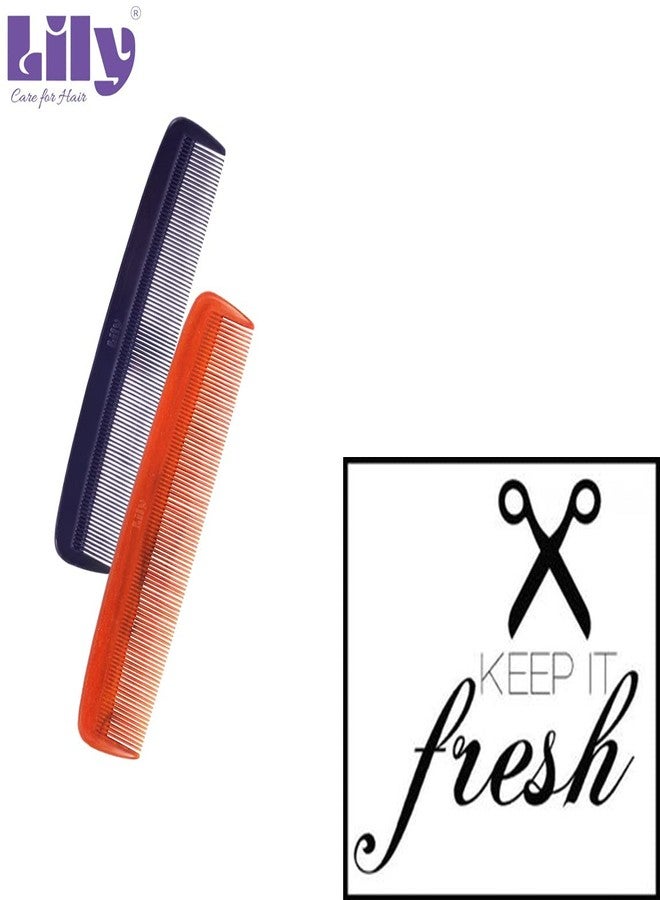 Lily Grooming Pocket Hair Combs For Men, Pack of 5 - Image 3