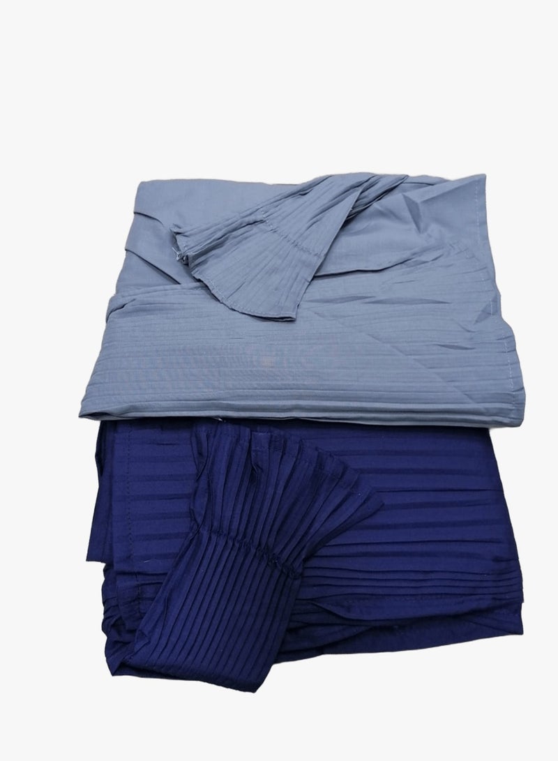 مون 2/شرشف صلاة مرد قطن ناعم ومريح للغاية  يتضمن طرحة ويغطي الجسم بالكامل بمقاس موحد وواسع مناسب لجميع الأجسام - Image 1