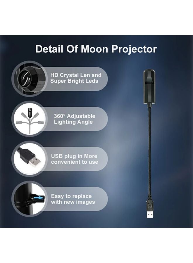 Christmas Projection Lights 1 Light 6 Pattern 360 Rotating LED Projector Outdoor Holiday Decorations - Image 5