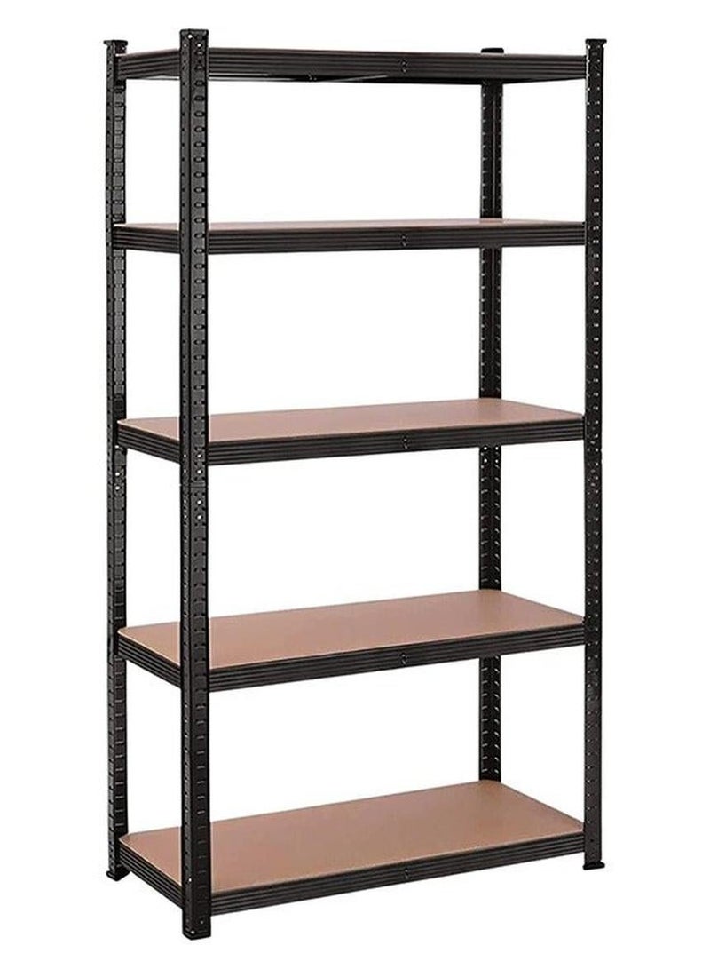 Beauenty 5 Shelf Metal Body Storage Rack Organizer 90 X 40 X 180 cm  Large Capacity Shelves Heavy Duty Metal Shelving Unit  For Garage Kitchen Basement  Pantry - Image 2