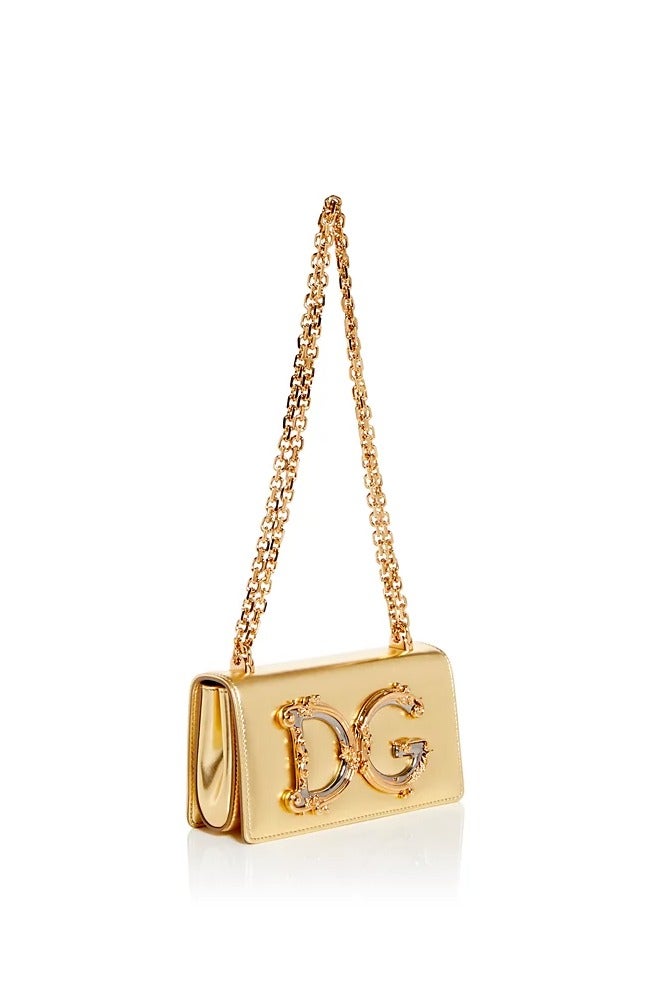 D&G DG GIRLS NAPPA LEATHER SHOULDER BAG - Image 3
