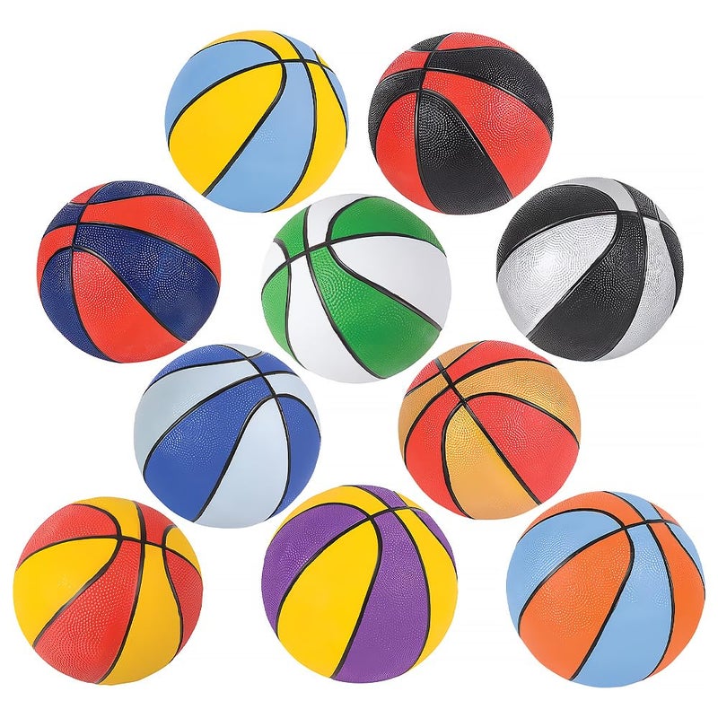 Rhode Island Novelty Assorted 7" Mini Basketballs | Set of 5 | Colors May Vary - Image 4